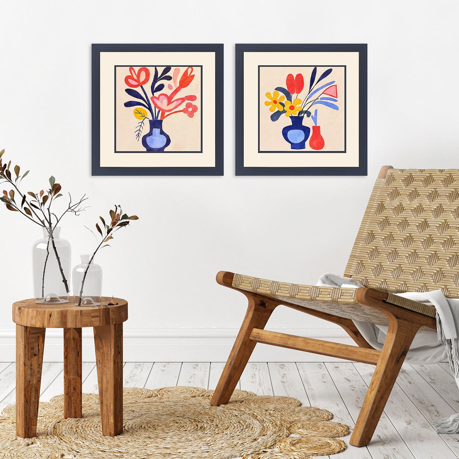 Malanta Knowles Matisse Bouquet II Framed Art Set of 2