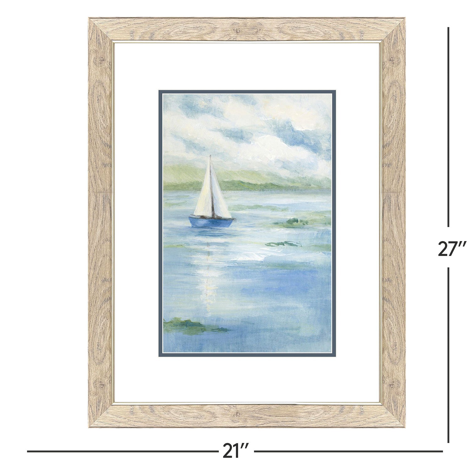 Jordan Glassco-Smith Peaceful Sailing Framed Art Set of 2