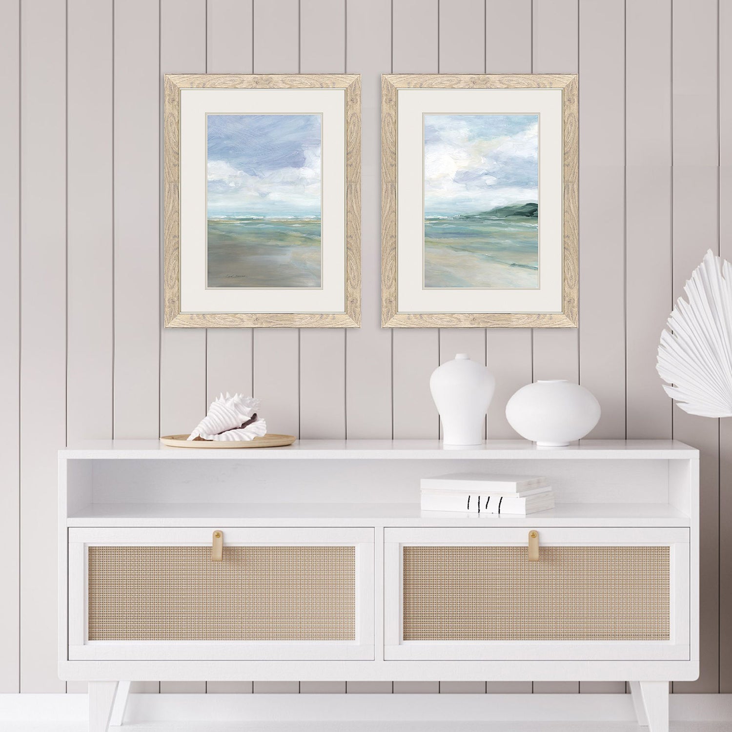 Leeanne Vaughn Sandy Beaches Framed Art Set of 2