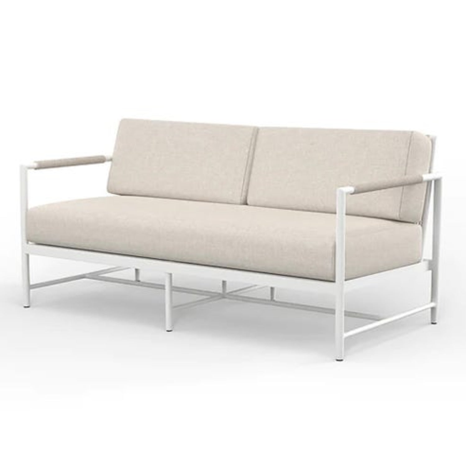 Sunset West Sabbia Echo Ash Outdoor Loveseat