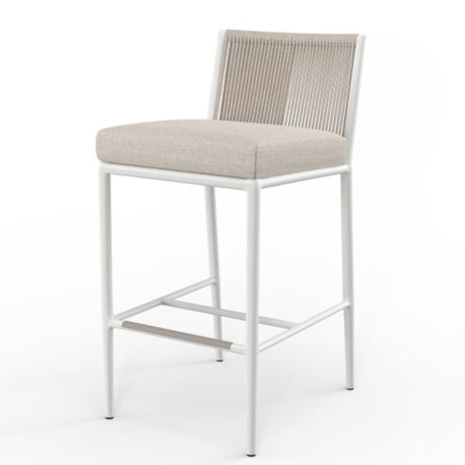 Sunset West Sabbia Echo Ash Outdoor Counter Stool Set of 2