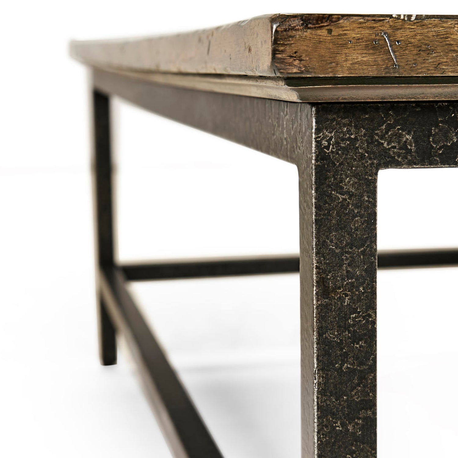 Jonathan Charles Casual Accents Driftwood Square Coffee Table