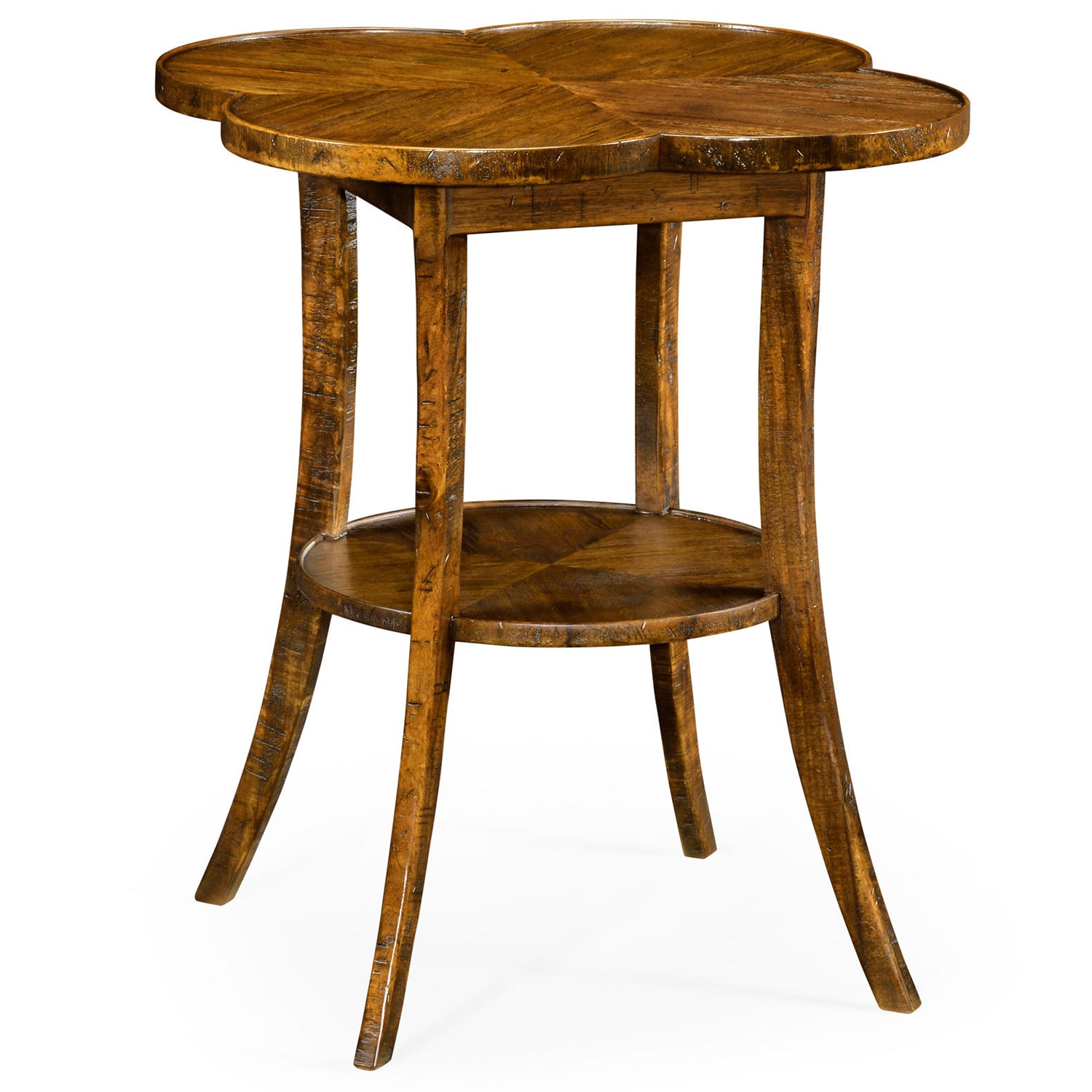 Jonathan Charles Casual Accents Country Quatrefoil Accent Table