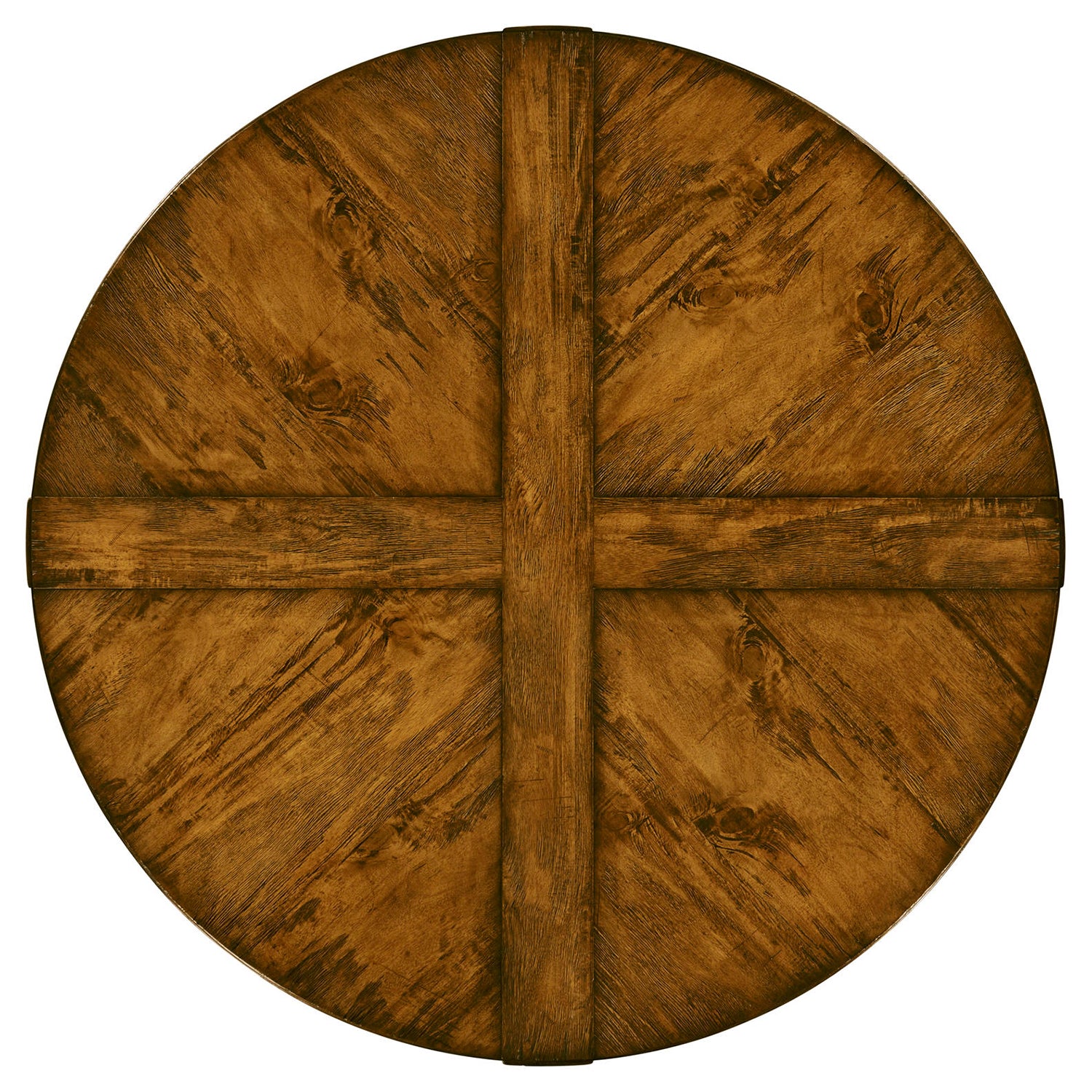 Jonathan Charles Casual Accents Country Round Wood Dining Table