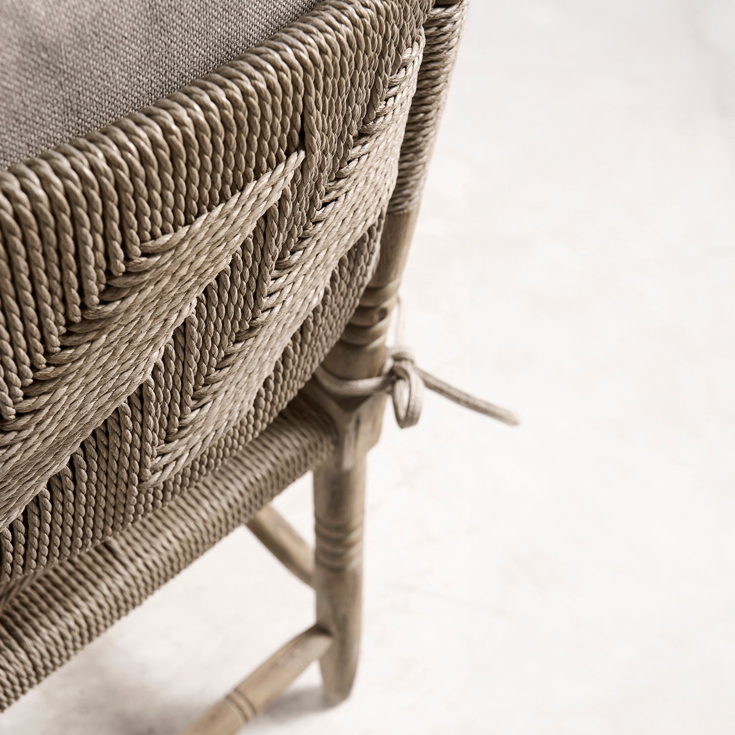 Jonathan Charles Sagehill Rush Seat Arm Chair