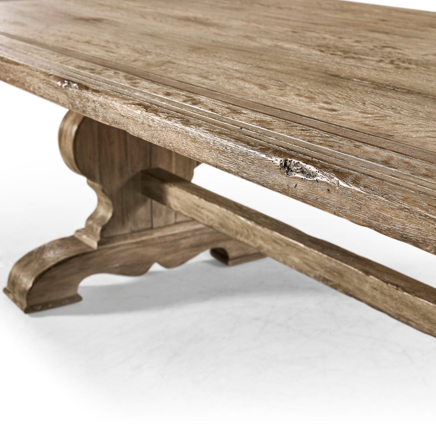 Jonathan Charles Sagehill 96in Rectangular Trestle Dining Table