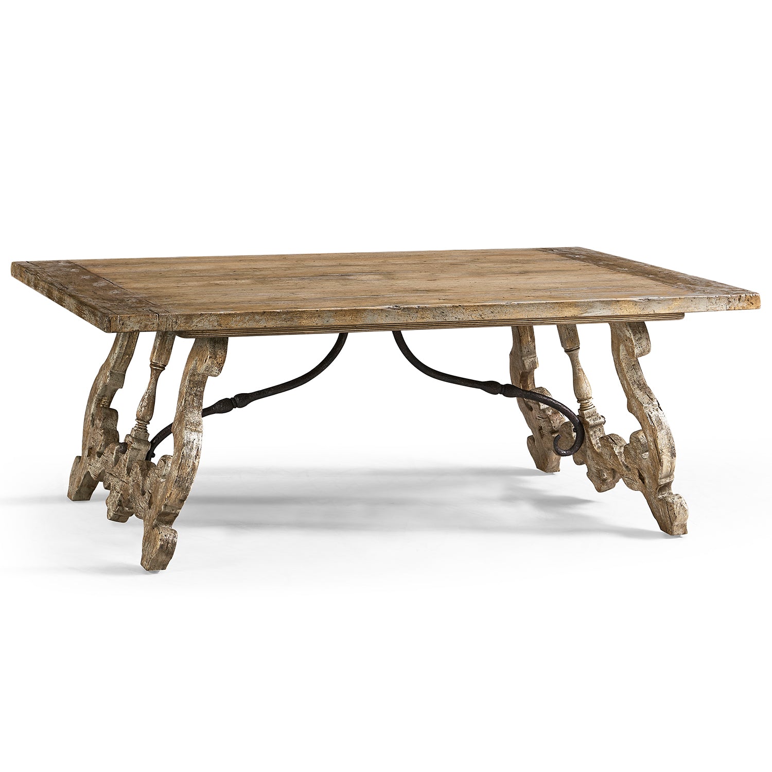 Jonathan Charles Caldera Curved-Base Cocktail Table