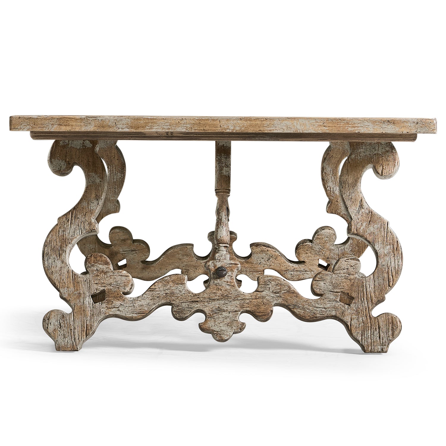 Jonathan Charles Caldera Curved-Base Cocktail Table