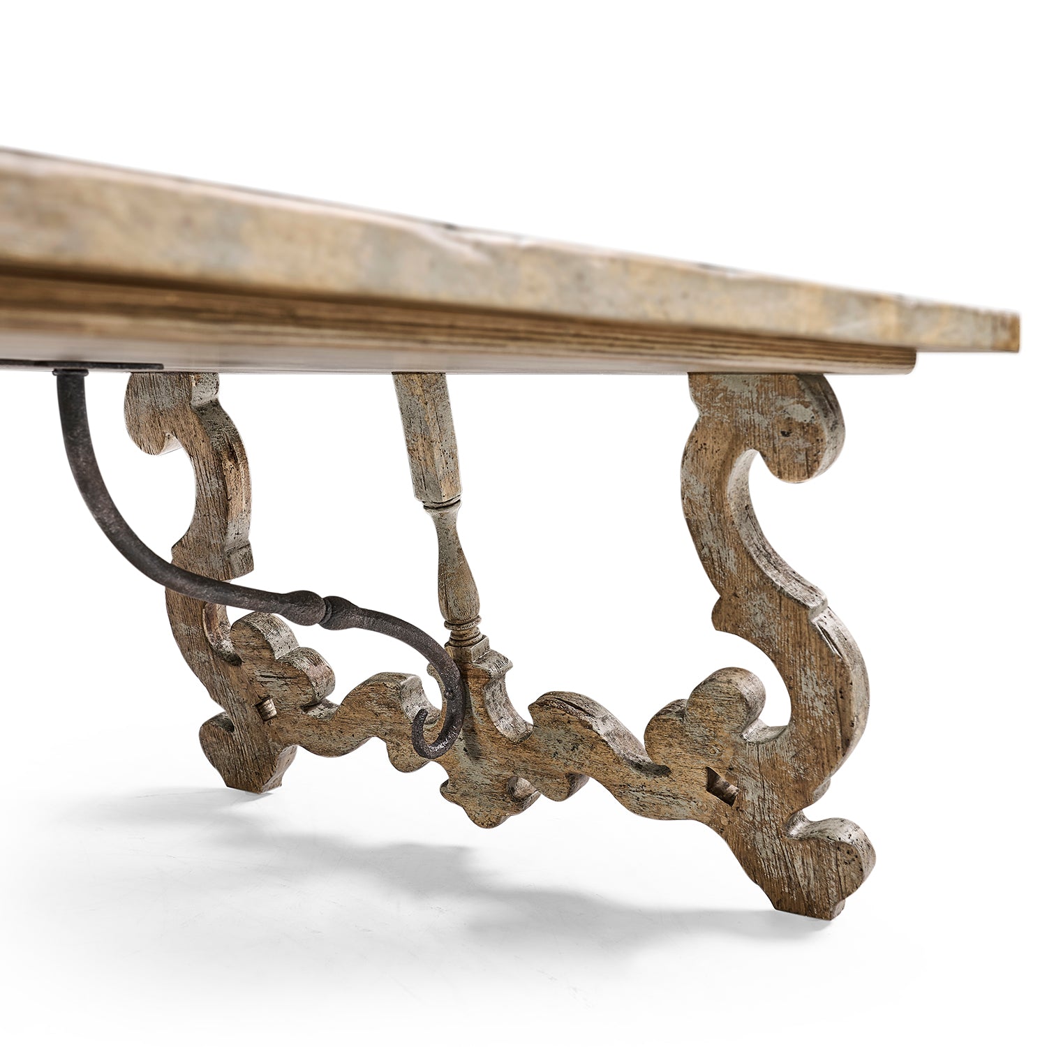 Jonathan Charles Caldera Curved-Base Cocktail Table