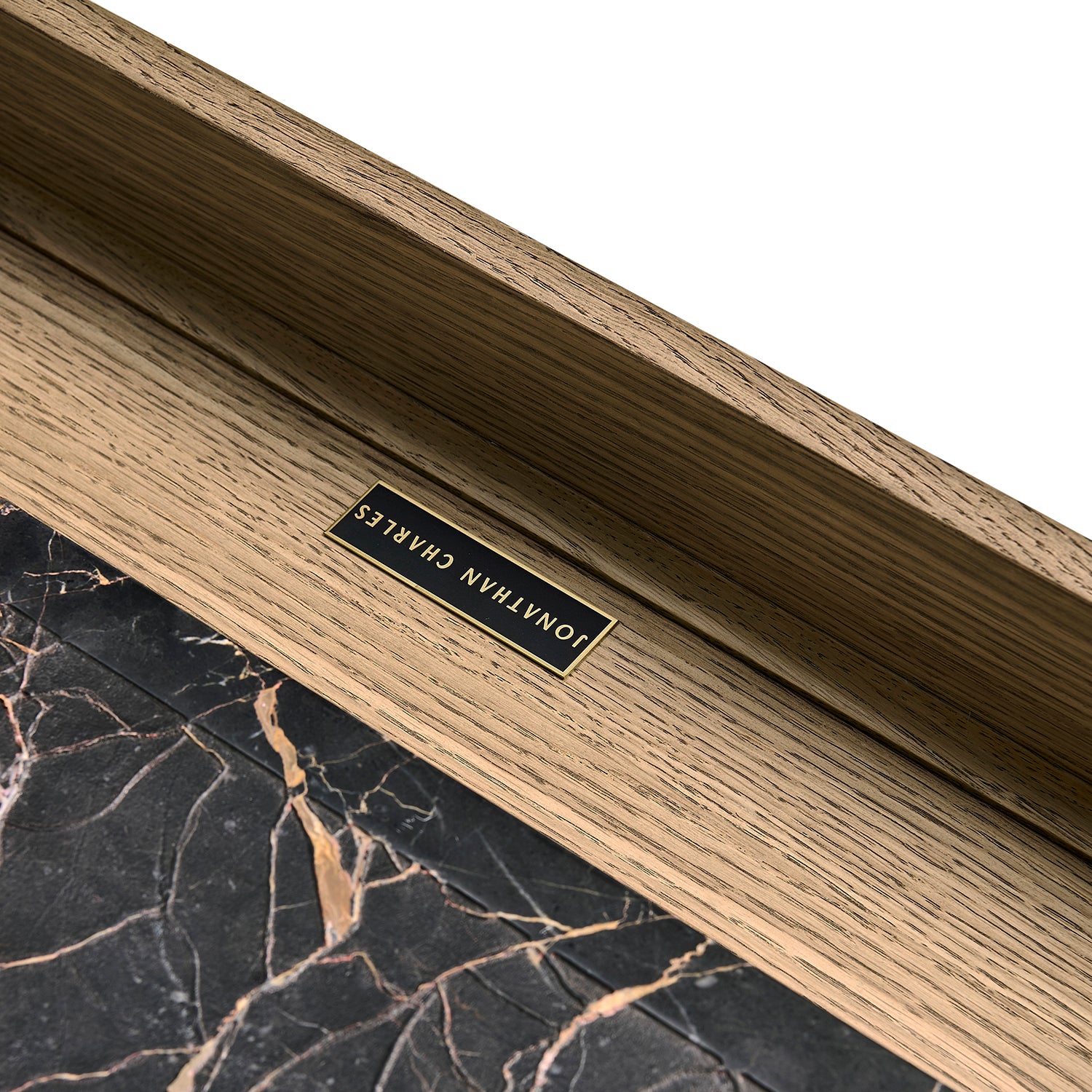 Jonathan Charles Echo Canyon Marble Rectangular Cocktail Table