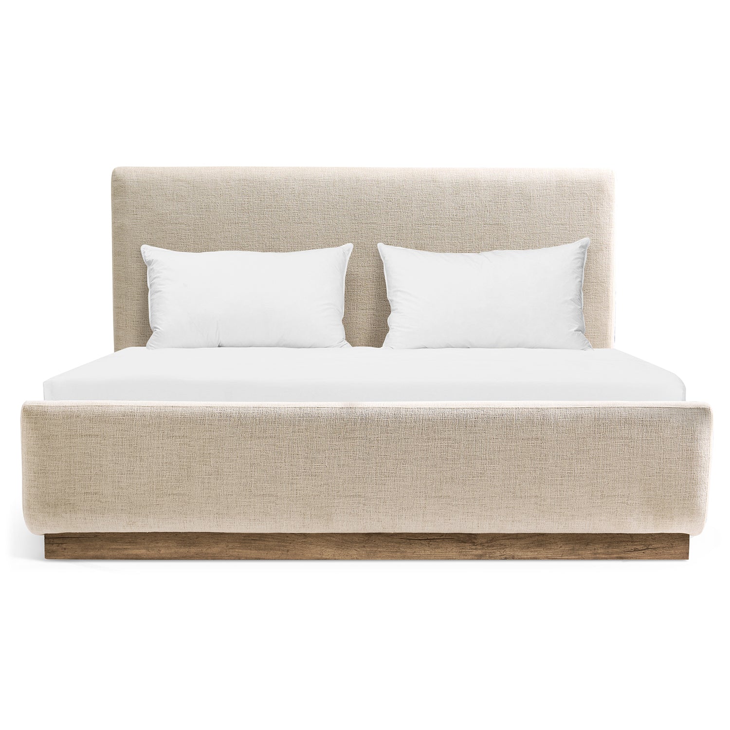Jonathan Charles Light Stone Ridge Upholstered Bed