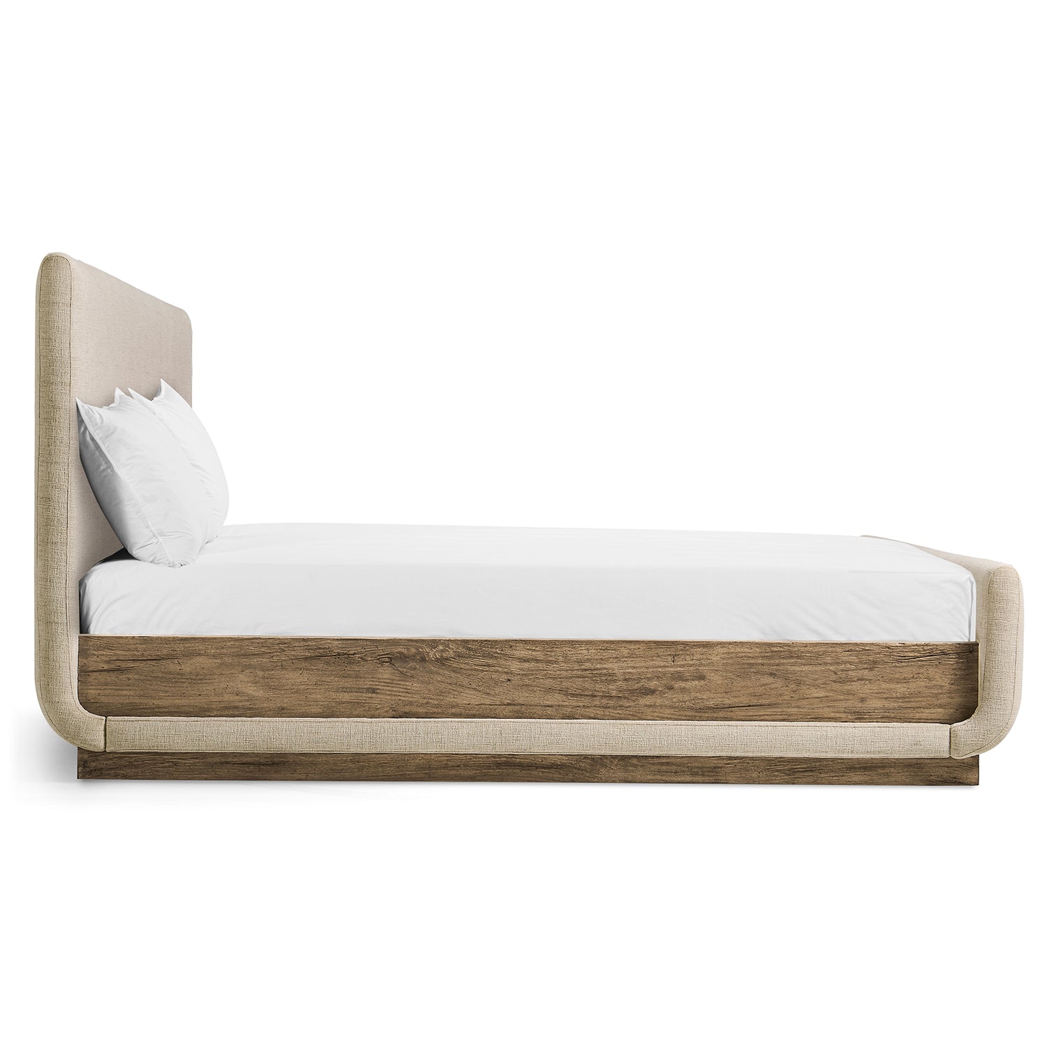 Jonathan Charles Light Stone Ridge Upholstered Bed