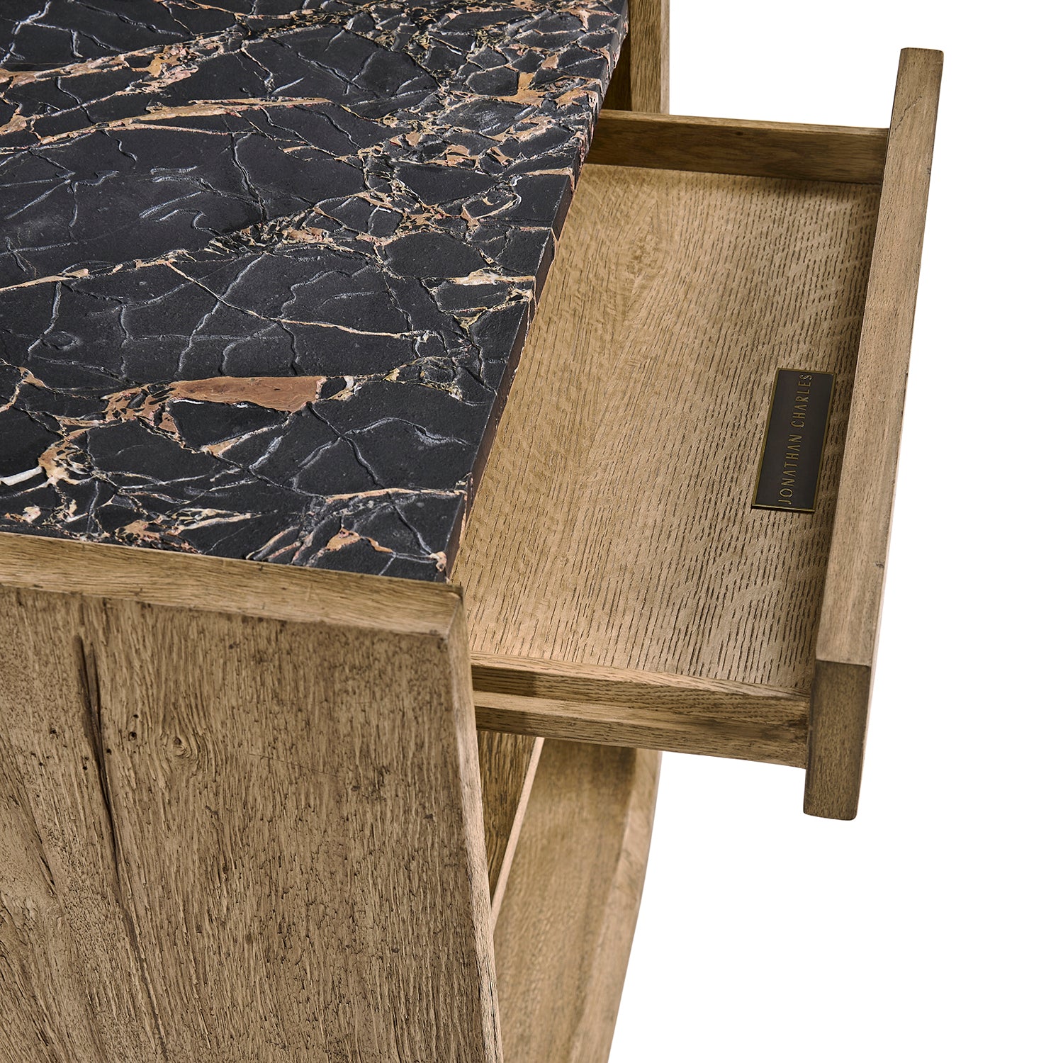 Jonathan Charles Light Stone Ridge Narrow Nightstand