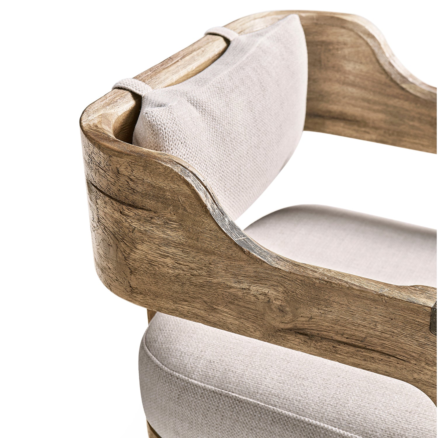 Jonathan Charles Light Stone Ridge Upholstered Arm Chair