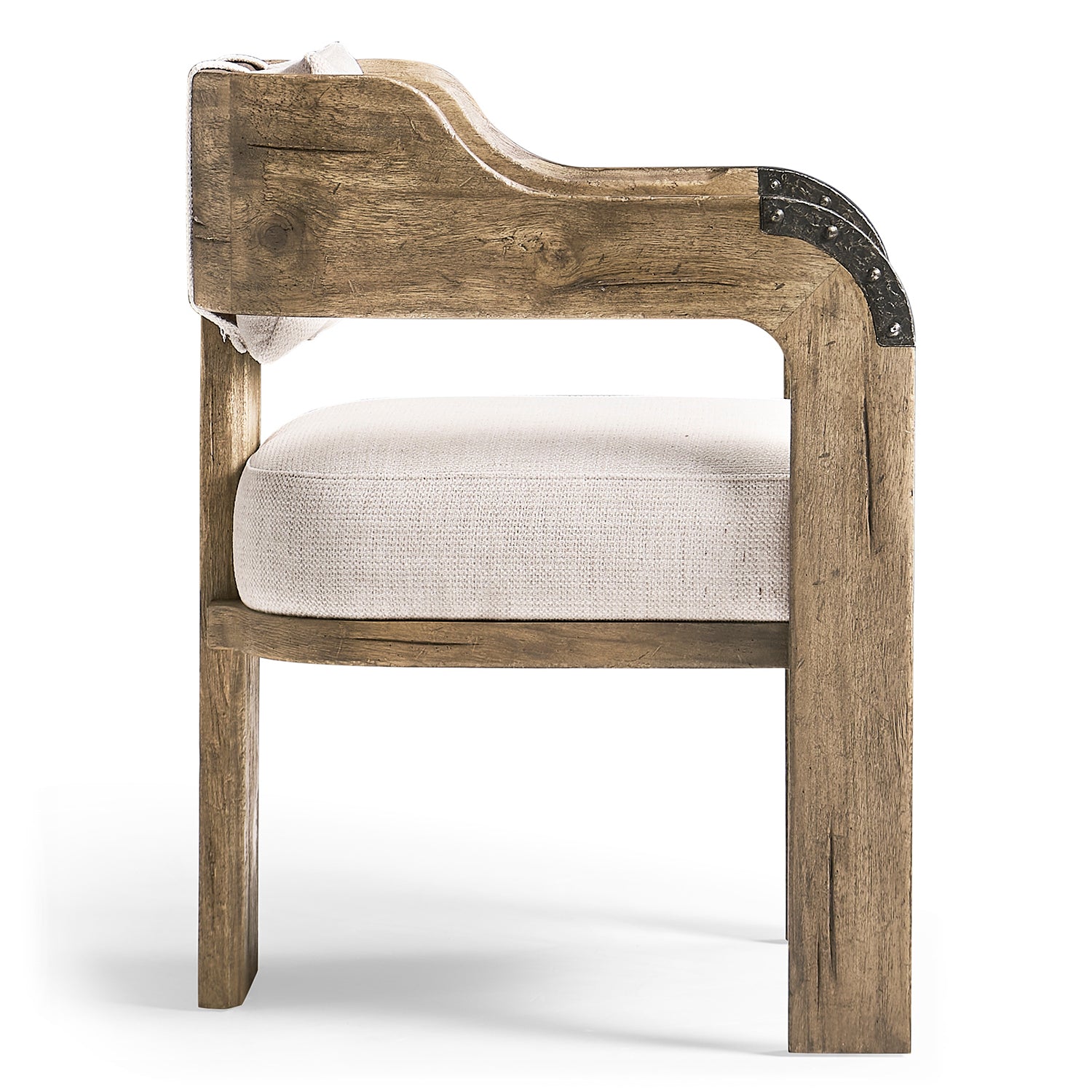 Jonathan Charles Light Stone Ridge Upholstered Arm Chair