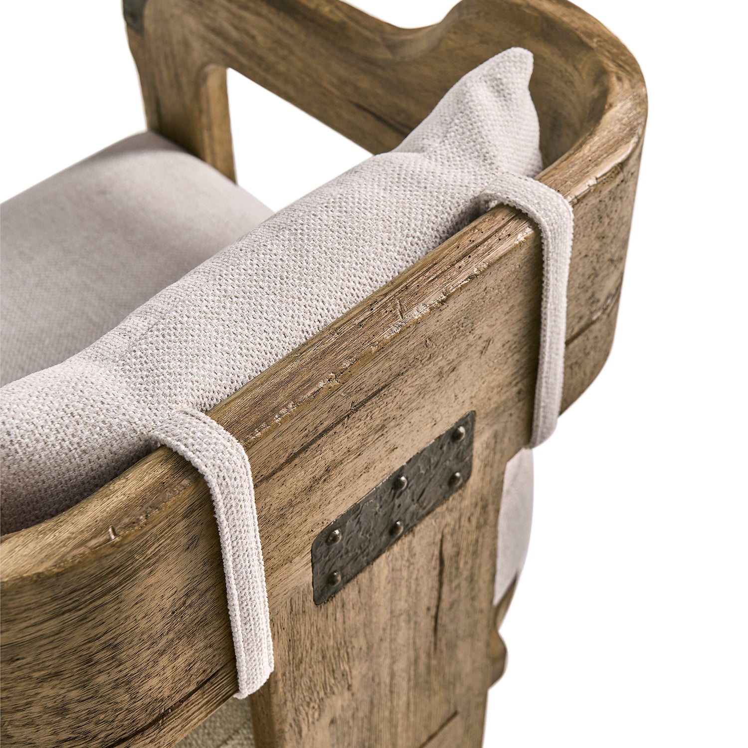 Jonathan Charles Light Stone Ridge Upholstered Arm Chair