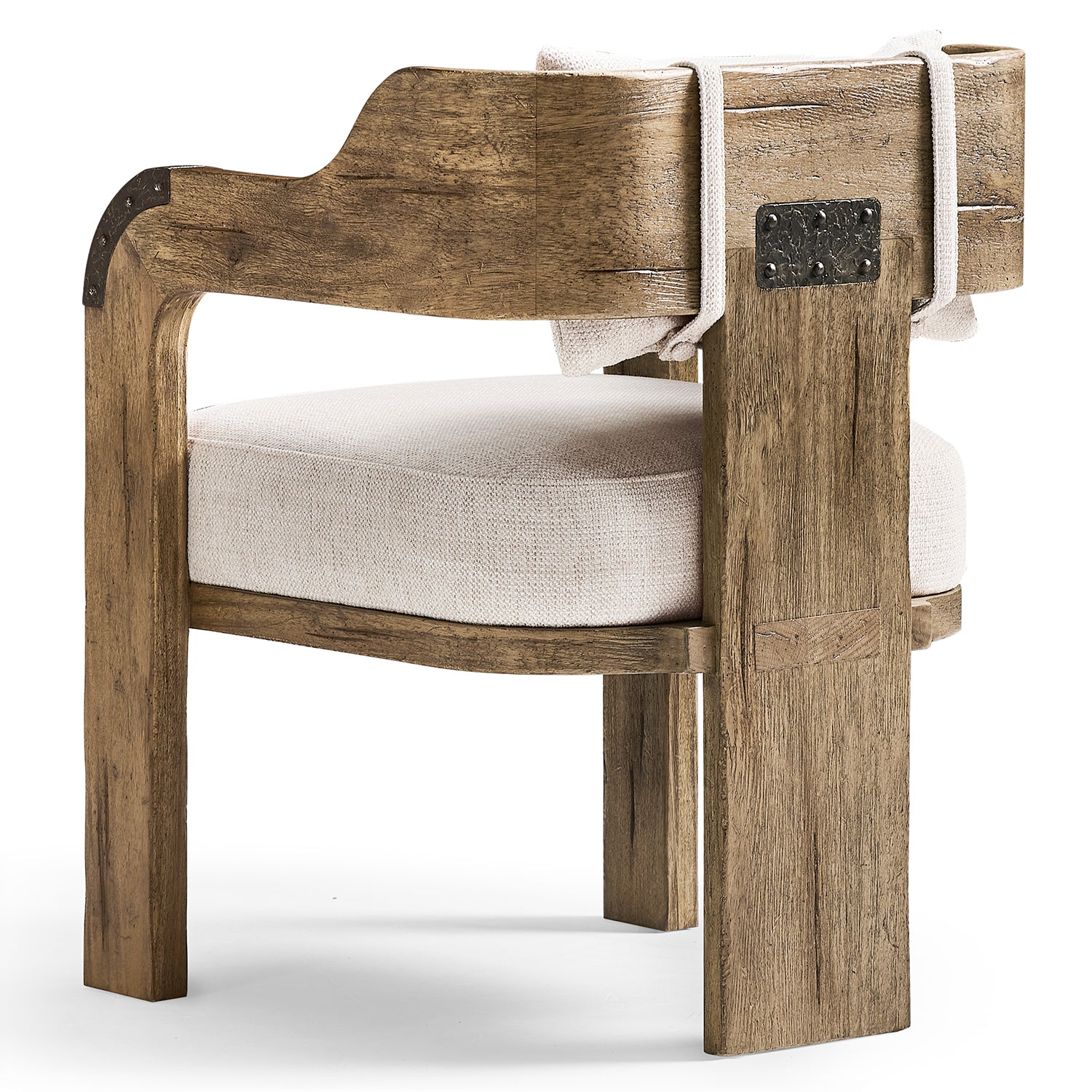 Jonathan Charles Light Stone Ridge Upholstered Arm Chair