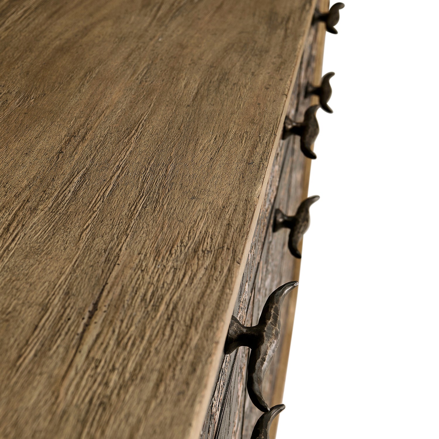 Jonathan Charles Light Stone Ridge Marble Credenza