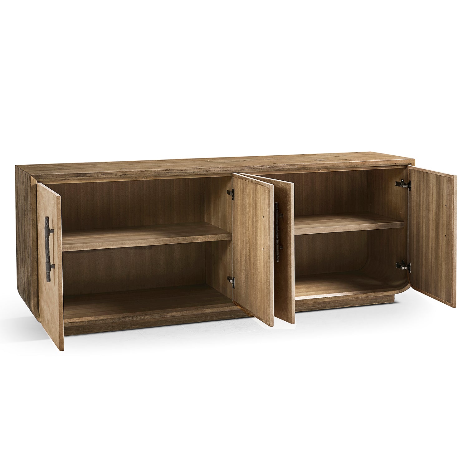 Jonathan Charles Light Stone Ridge Leather Credenza