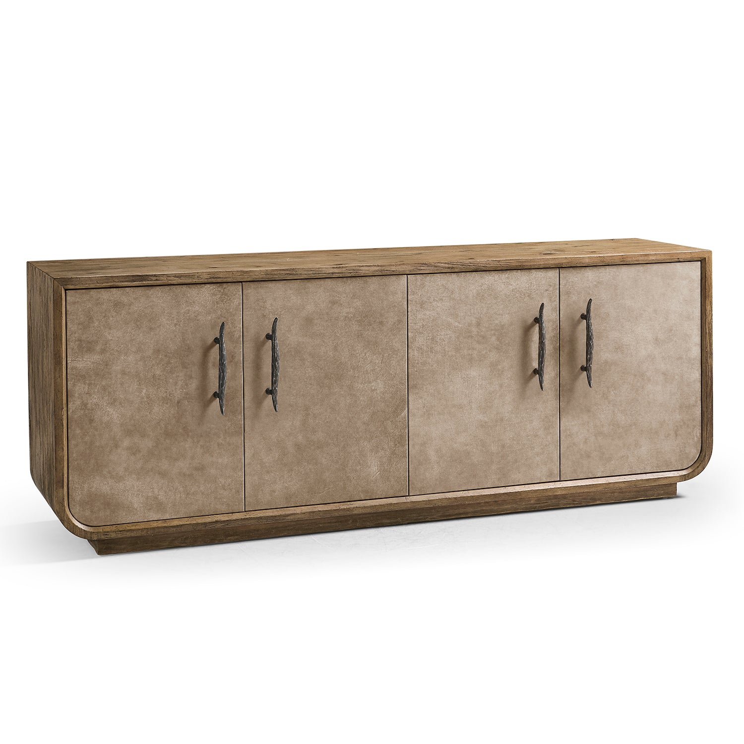 Jonathan Charles Light Stone Ridge Leather Credenza