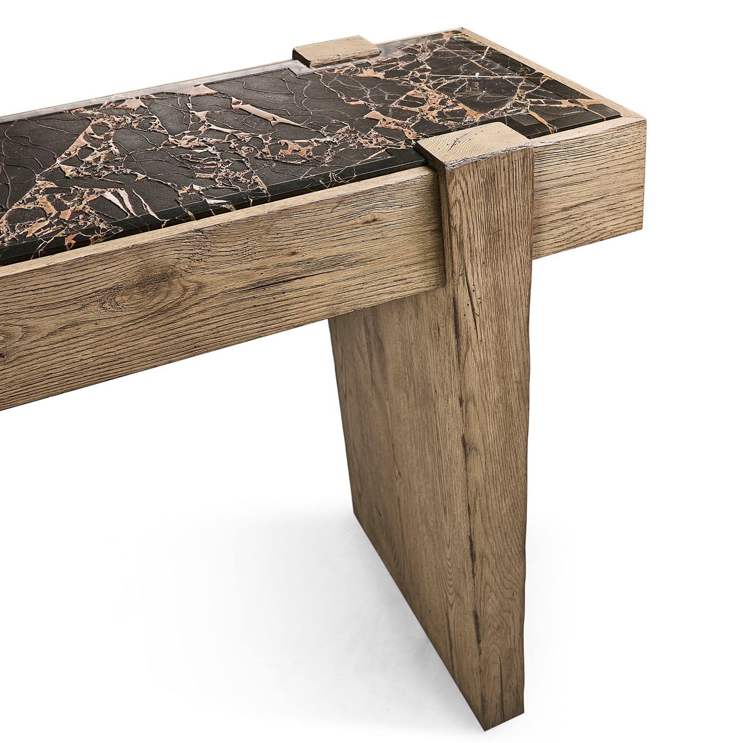 Jonathan Charles Echo Canyon Marble Console Table