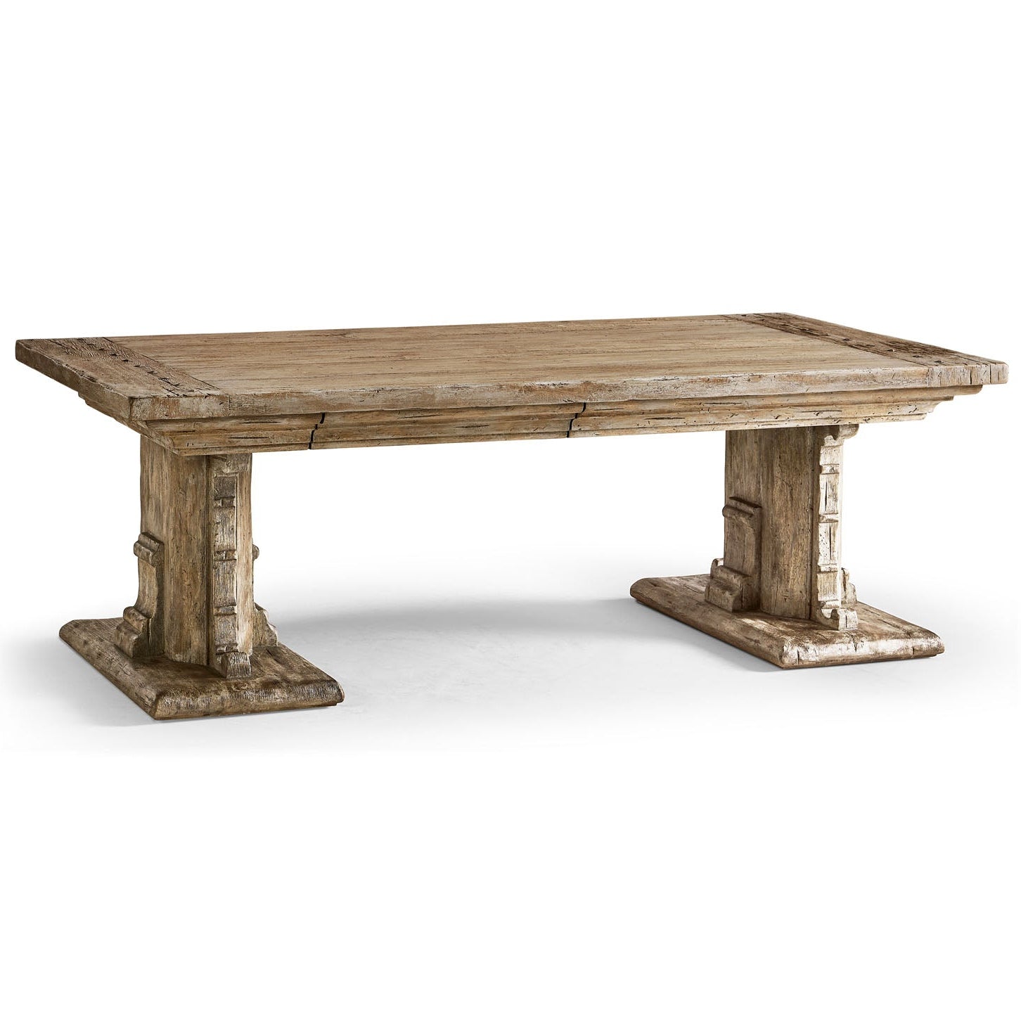 Jonathan Charles Caldera Pedestal-Base Cocktail Table