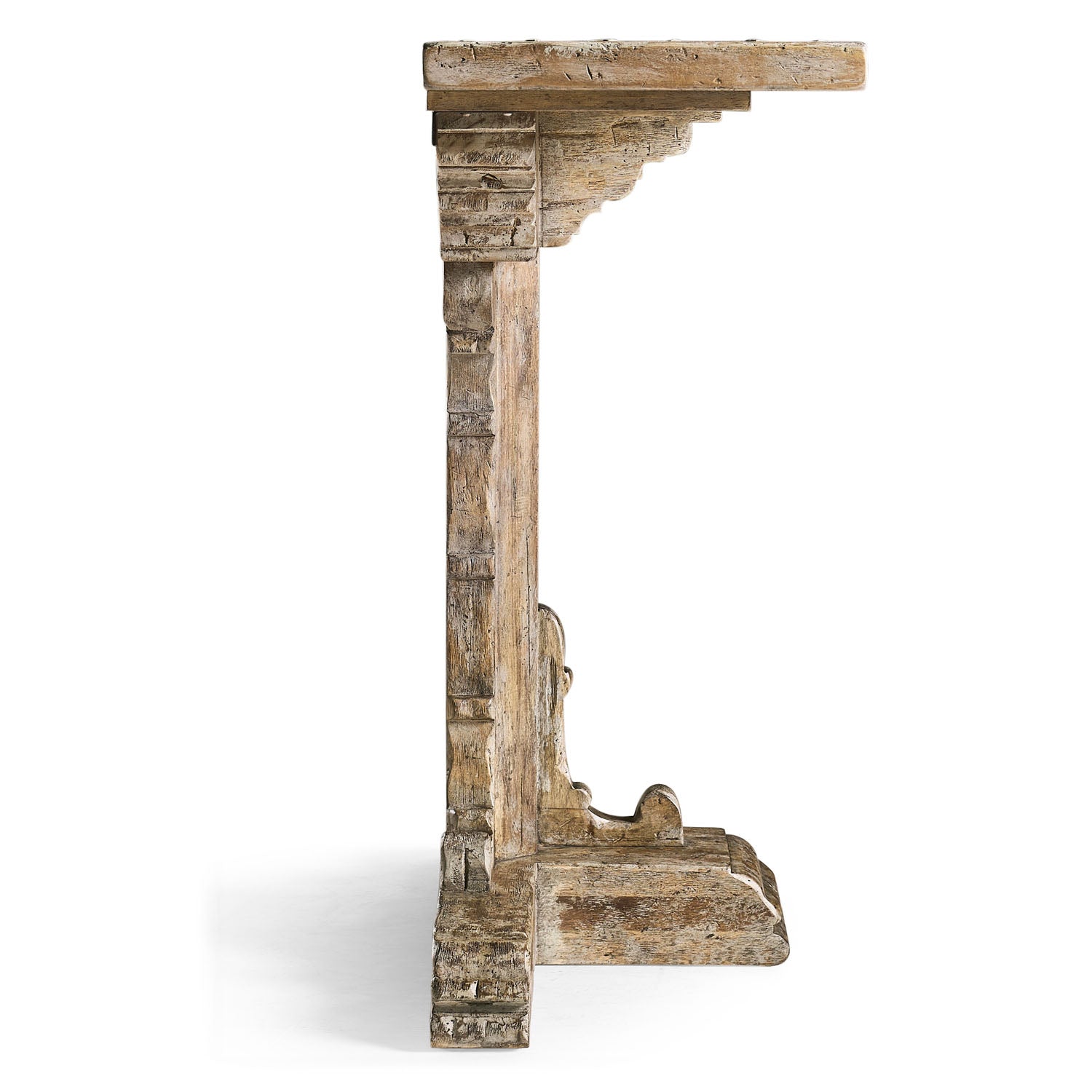 Jonathan Charles Caldera Pedestal-Base Console Table