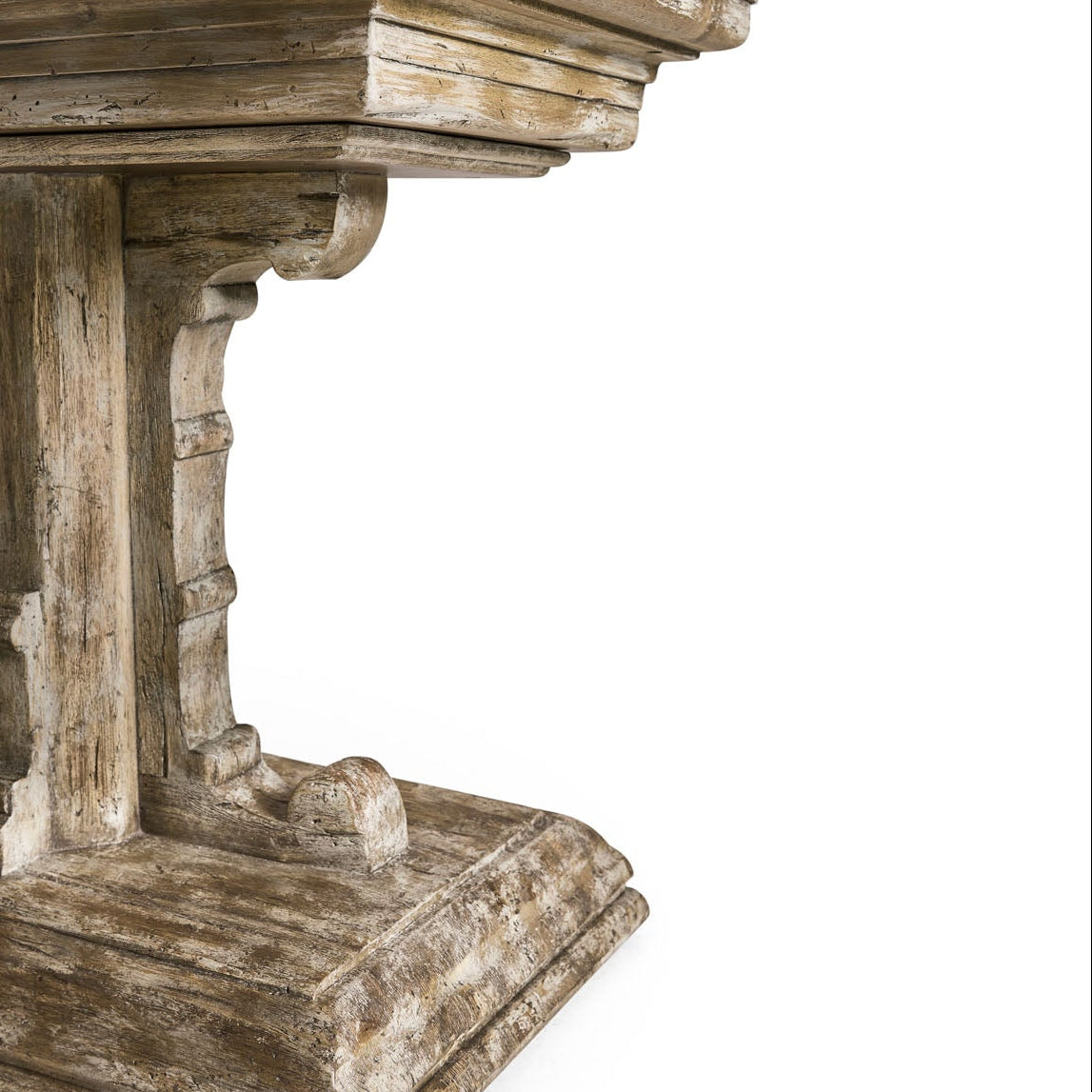 Jonathan Charles Caldera Pedestal-Base Side Table