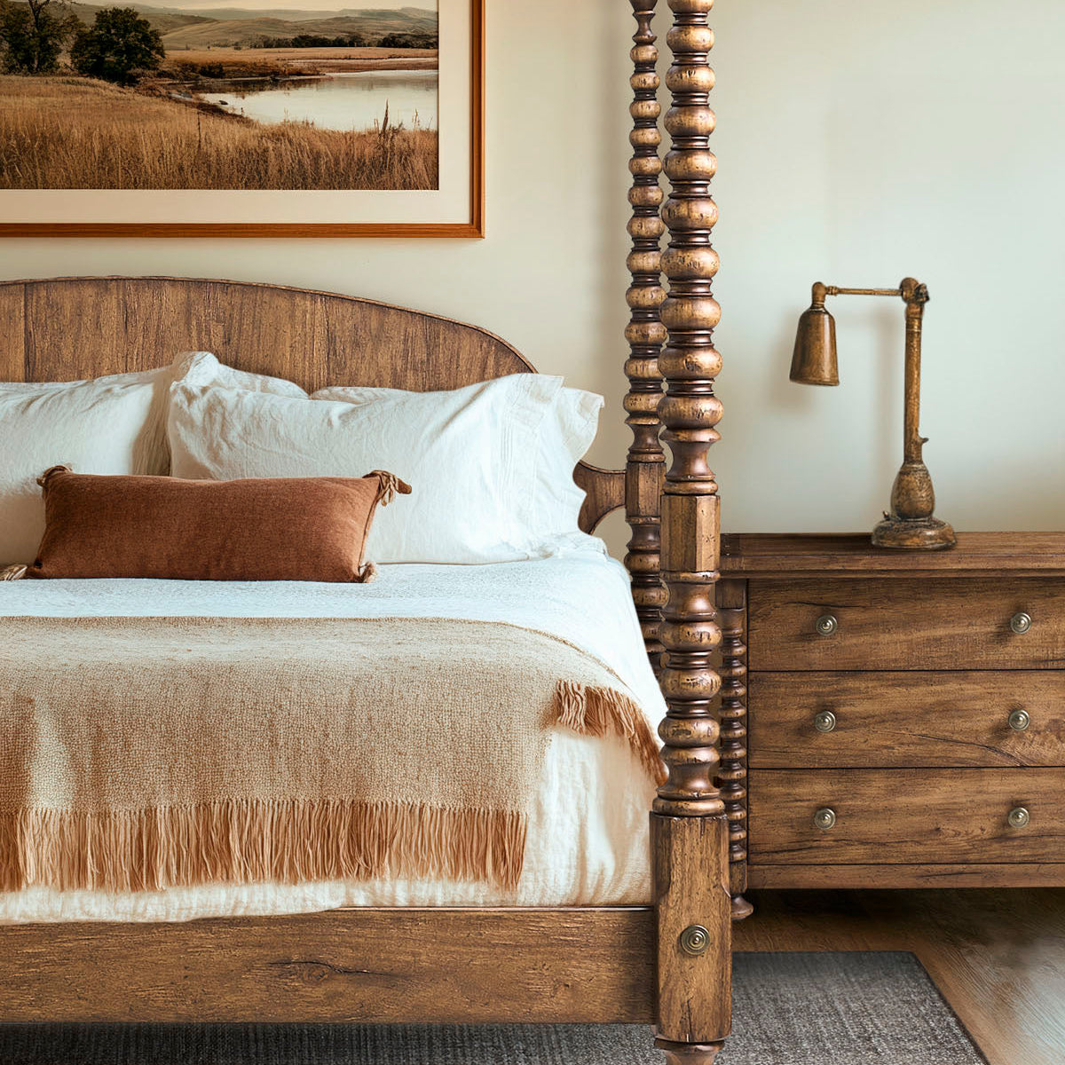 Jonathan Charles Tamarisk Poster Bed