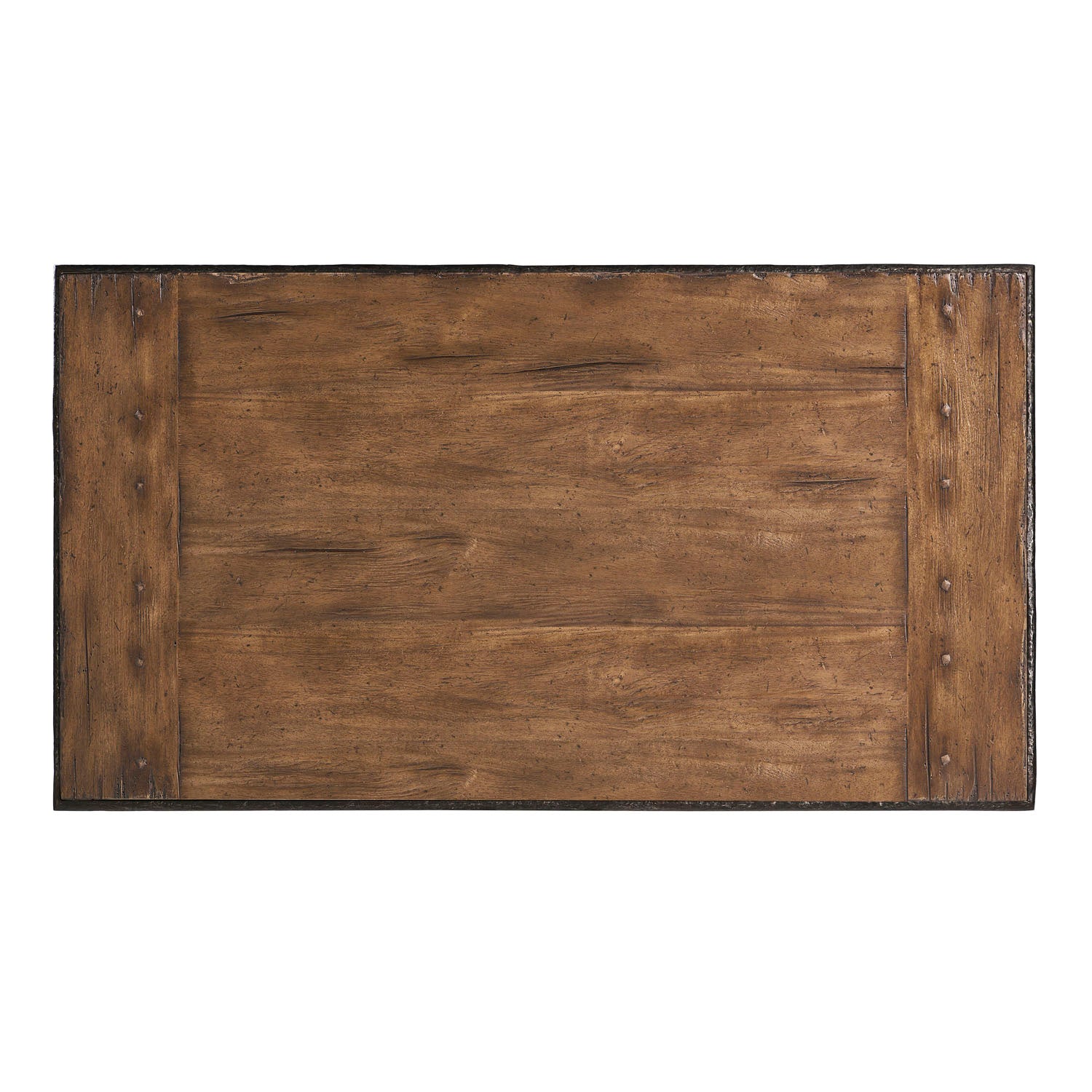 Jonathan Charles Forge Iron Cocktail Table