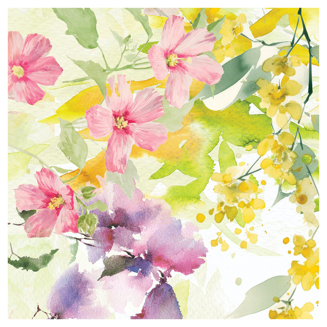 Garnier Thiebaut Souffle Fleuri Printemps Napkin Set of 4