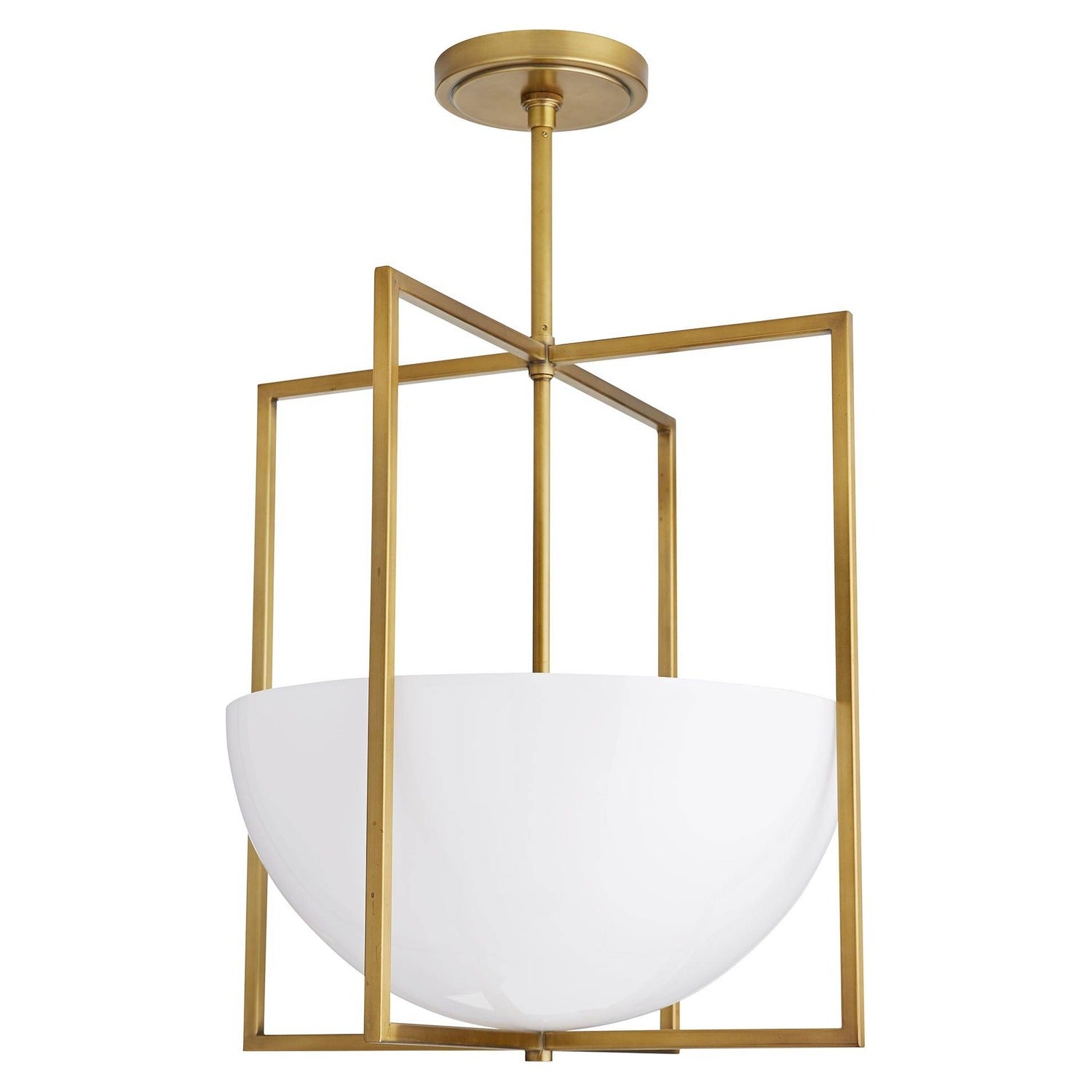 Arteriors Royce Antique Brass Pendant