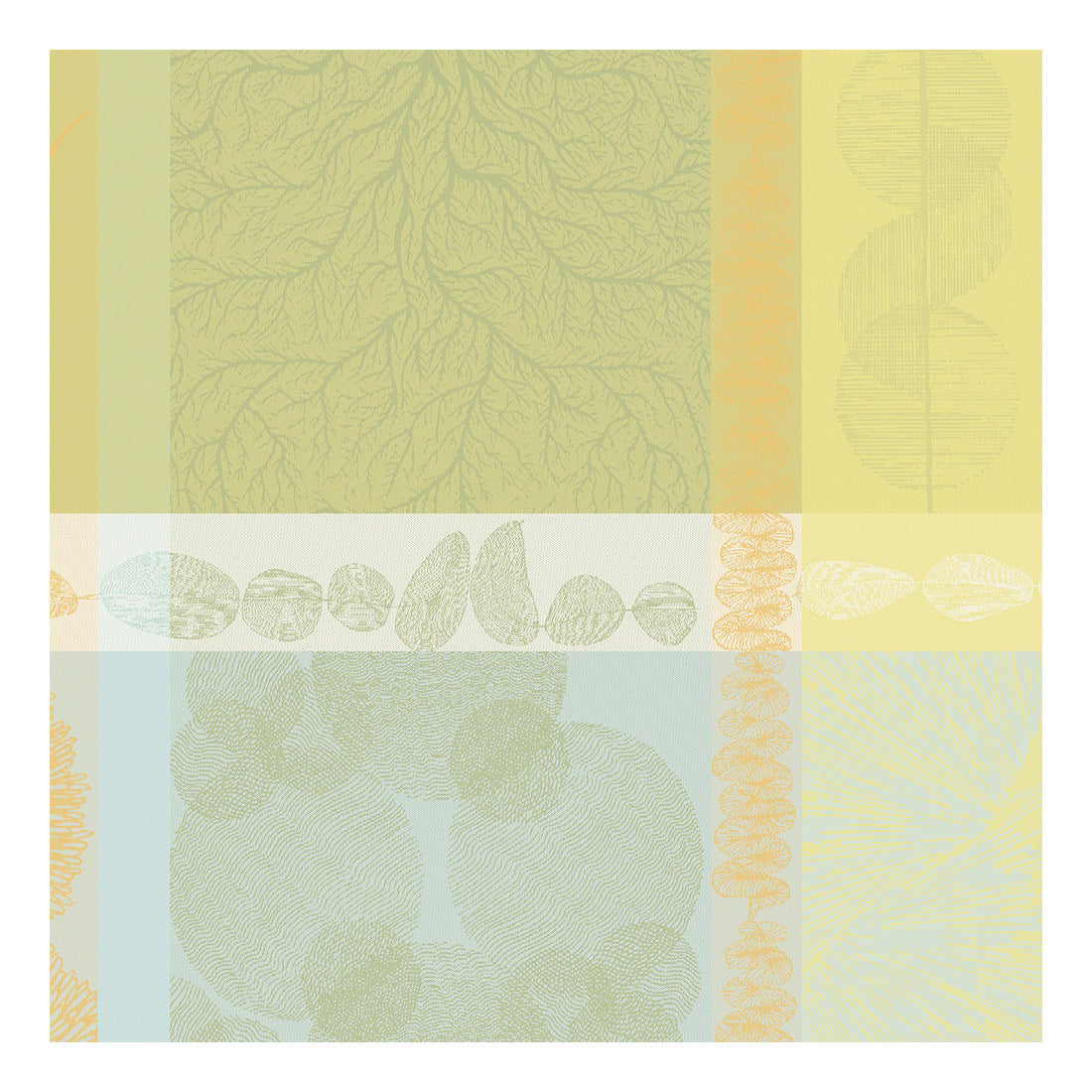 Garnier Thiebaut Mille Lieues Aube Jacquard Napkin Set of 4