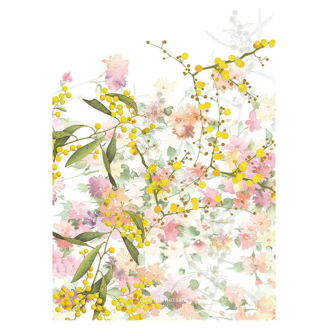 Garnier Thiebaut Mimosas Floraison Kitchen Towel Set of 4