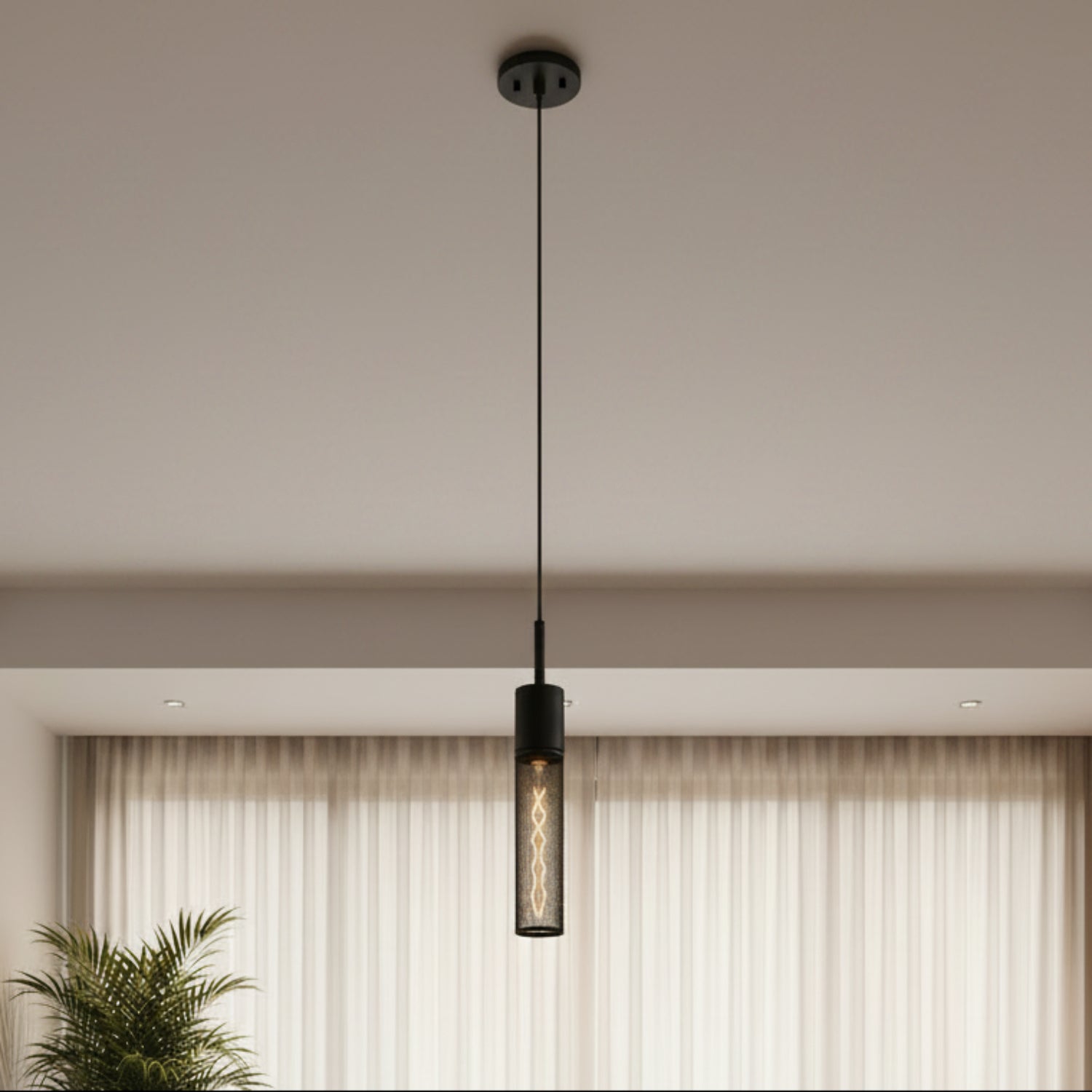 Sonneman Urban Edge Texture Black 4941.97 Pendant