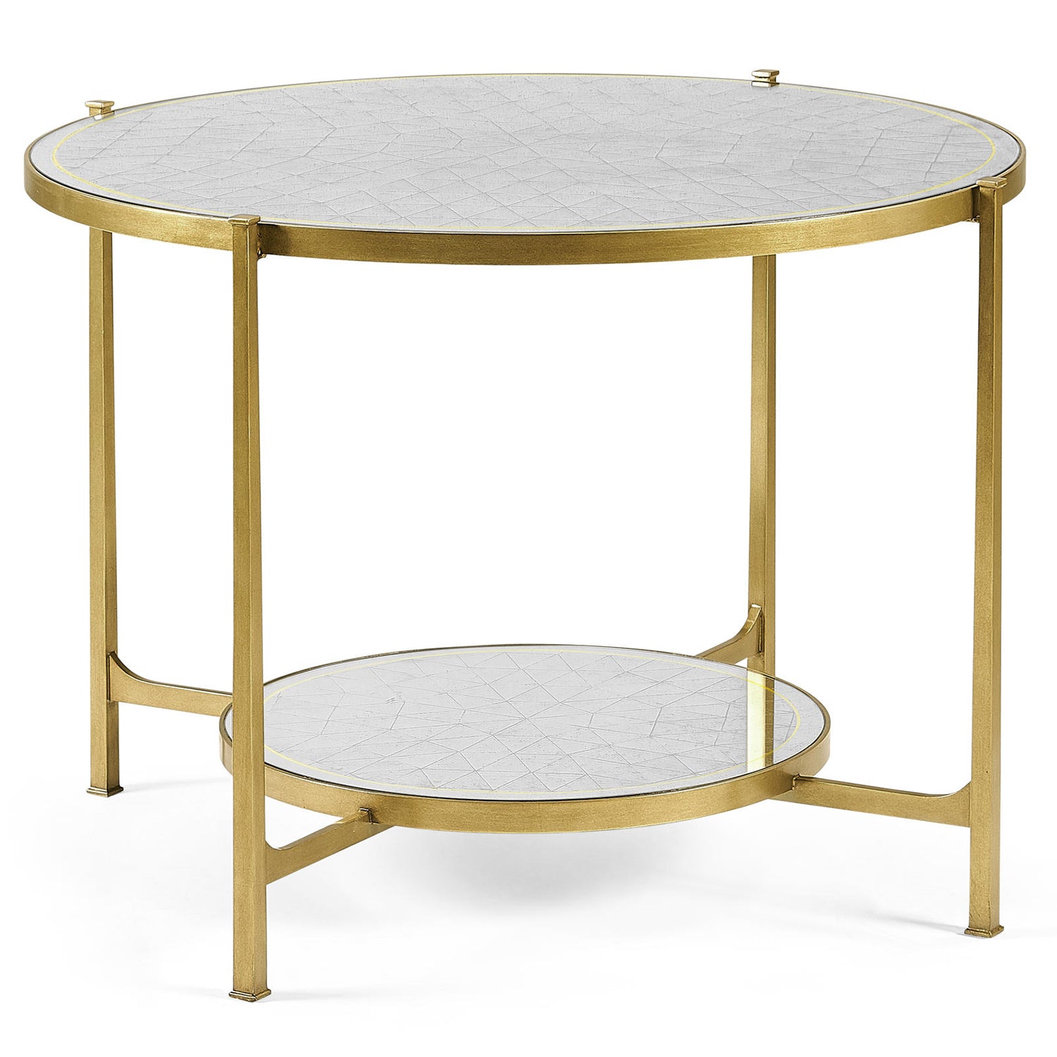 Jonathan Charles Luxe Transitional Center Table