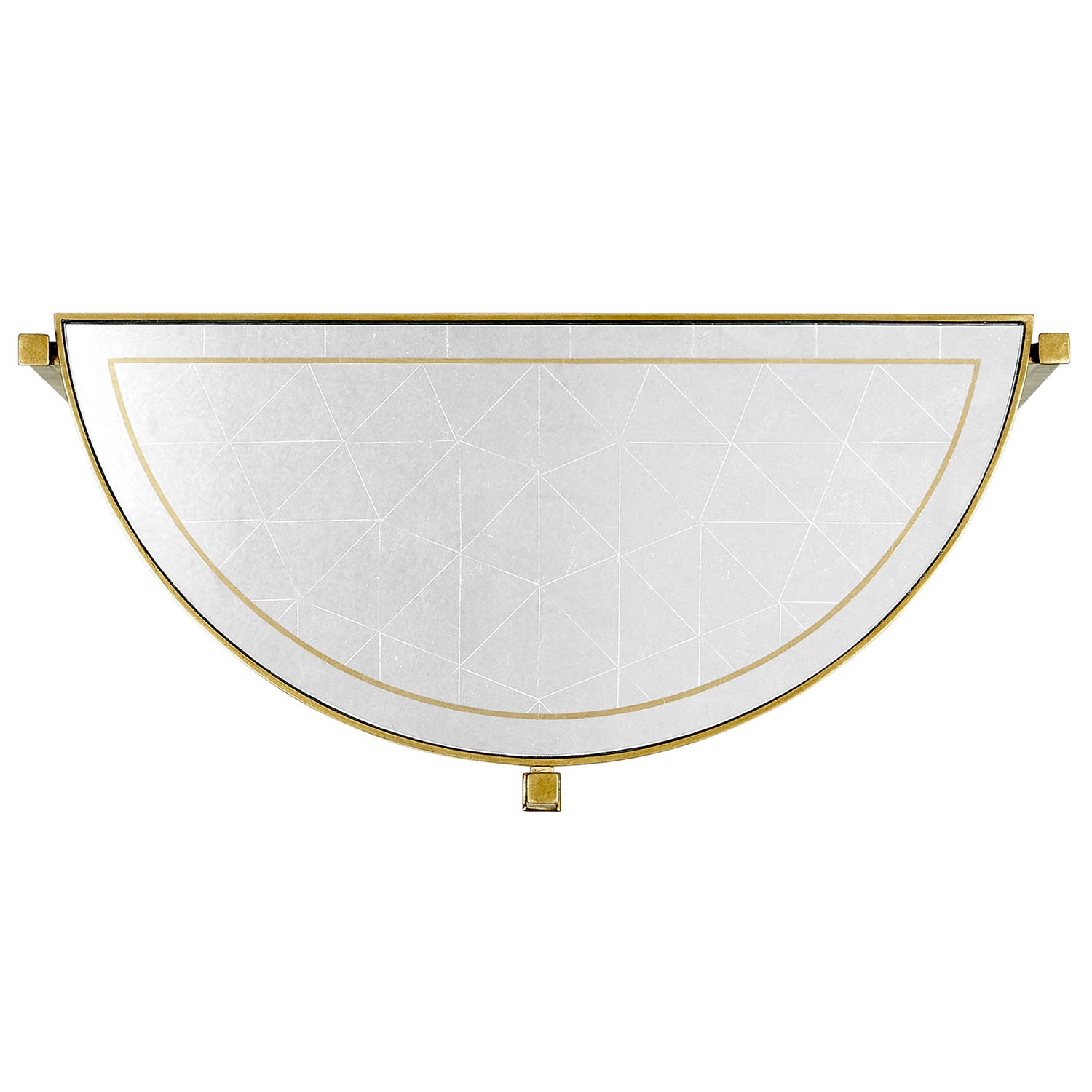 Jonathan Charles Luxe Half Moon Console Table