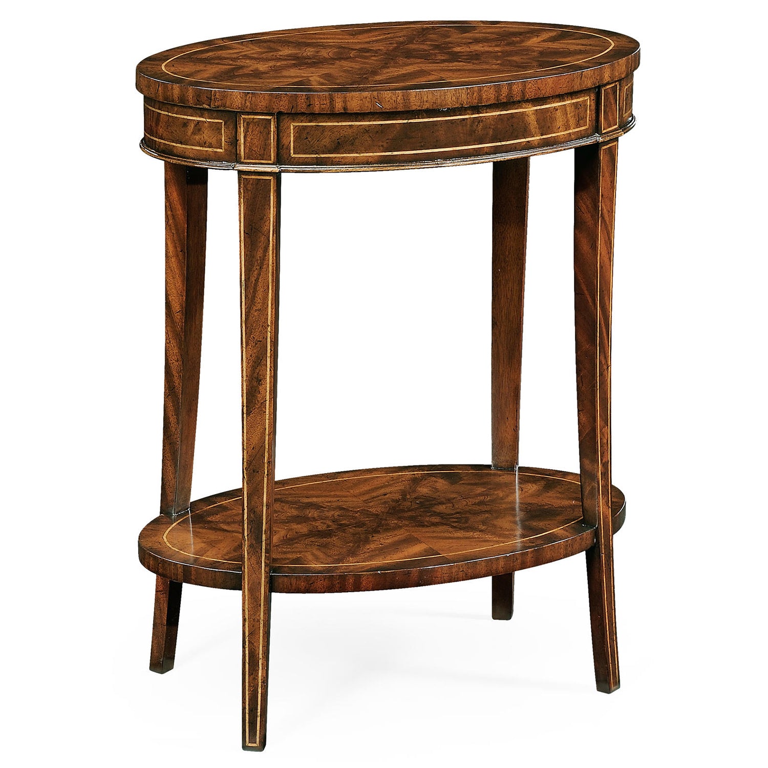 Jonathan Charles Sherwood Oval Lamp Table