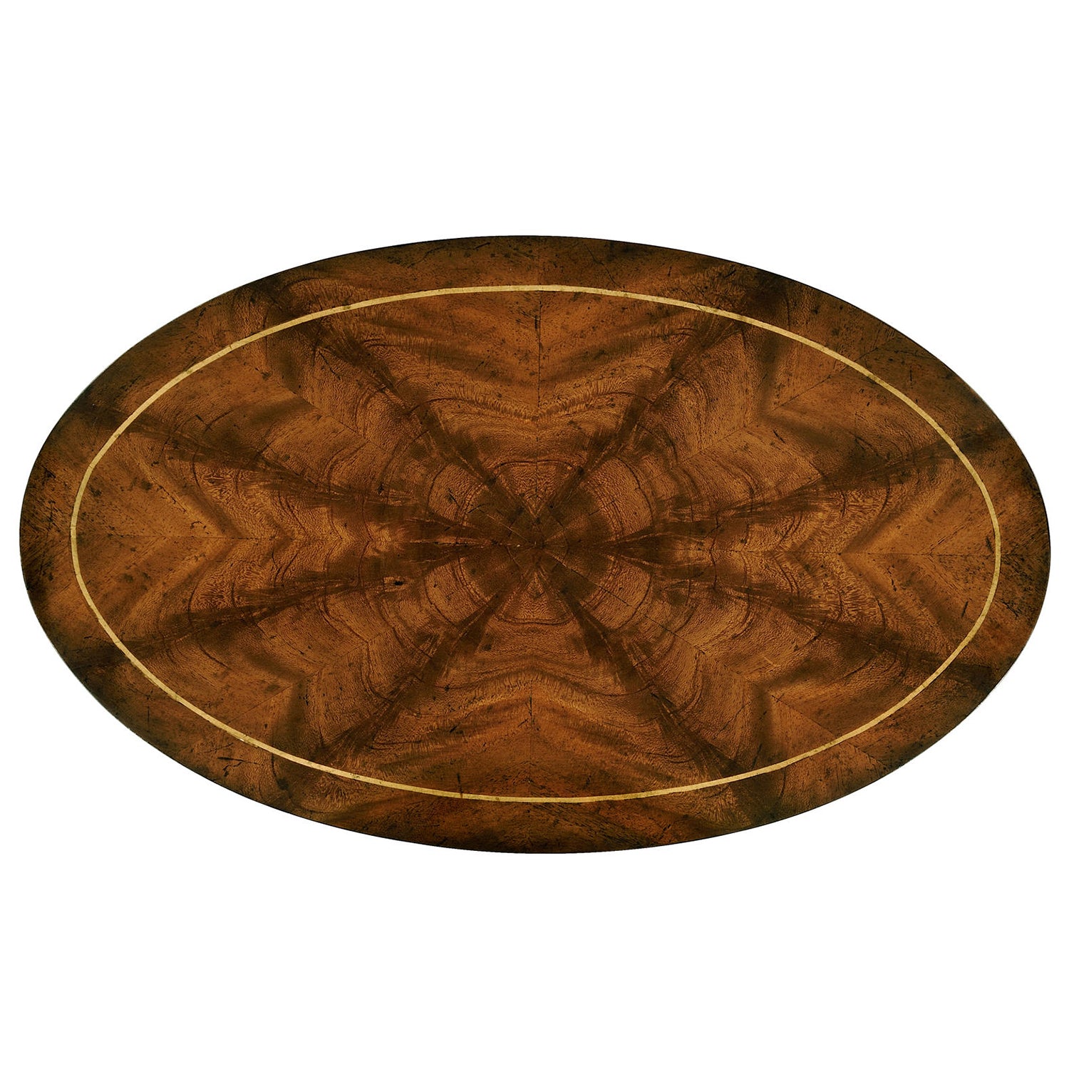 Jonathan Charles Sherwood Oval Lamp Table