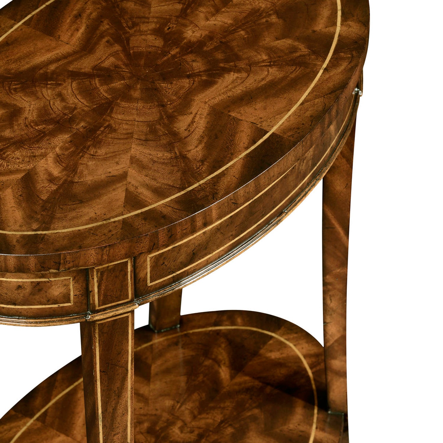 Jonathan Charles Sherwood Oval Lamp Table