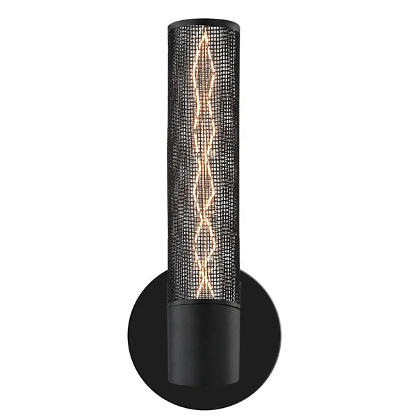 Sonneman Urban Edge Texture Black 4942.97 Wall Sconce