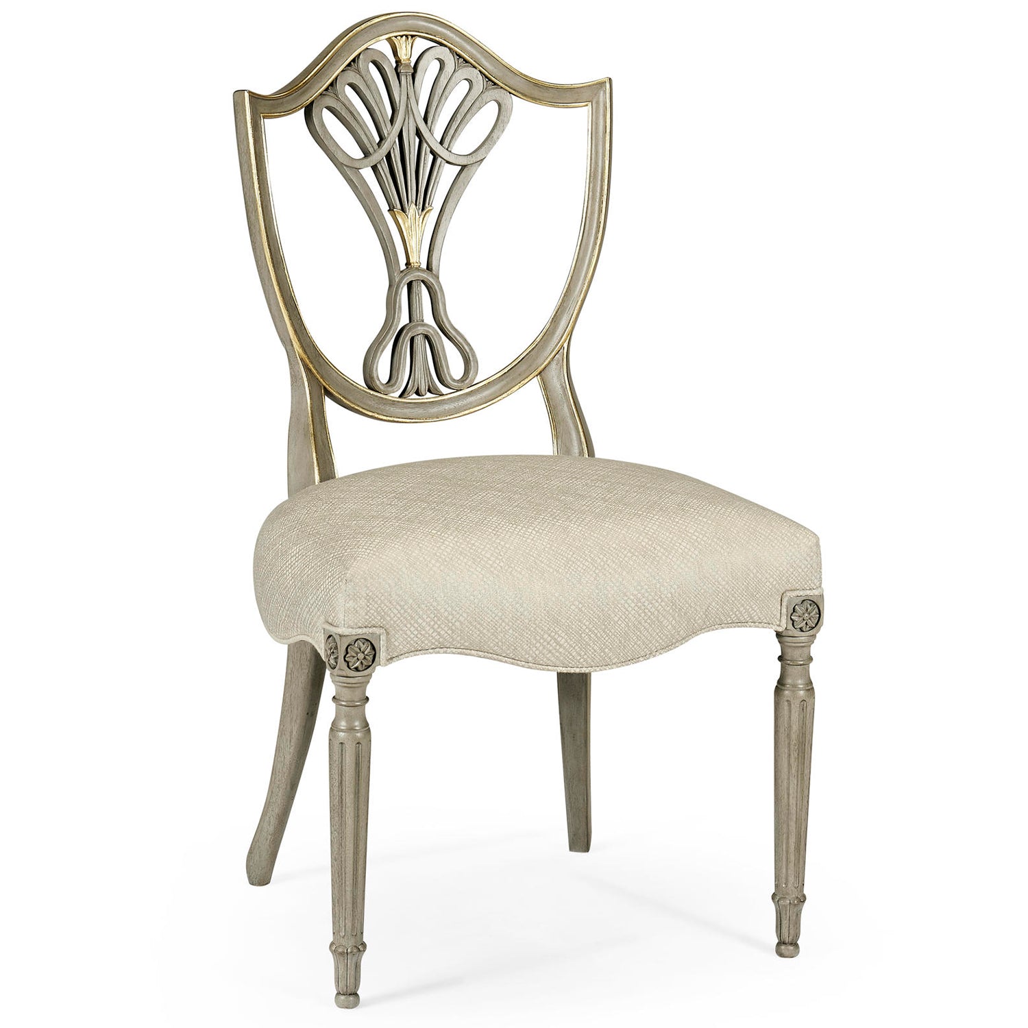 Jonathan Charles Buckingham Sheraton Dining Side Chair Set of 2