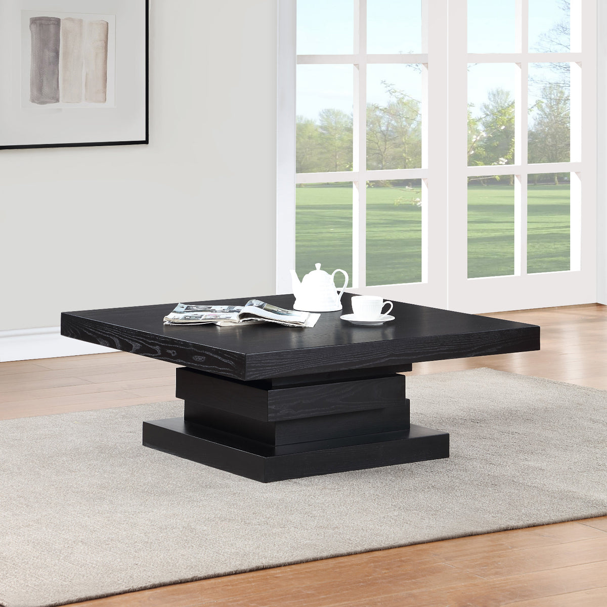 Westmount Black Ash Veneer Coffee Table