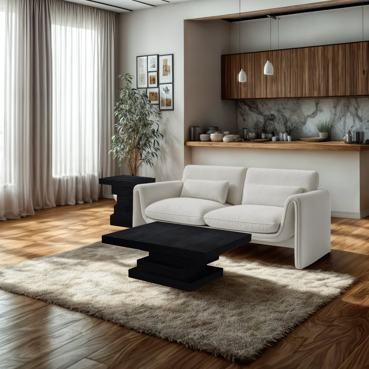 Westmount Black Ash Veneer Coffee Table