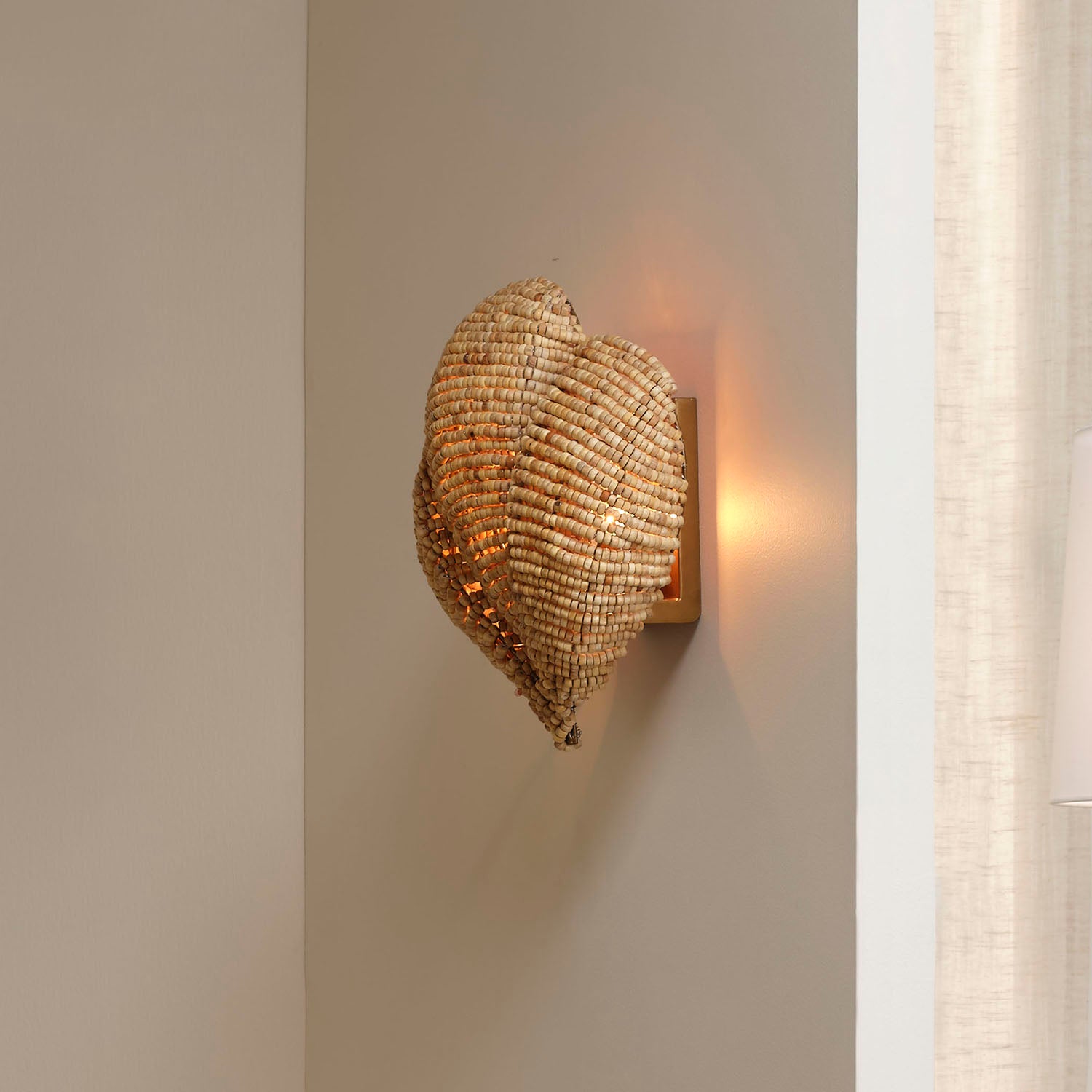Jamie Young Anguilla Natural Wall Sconce