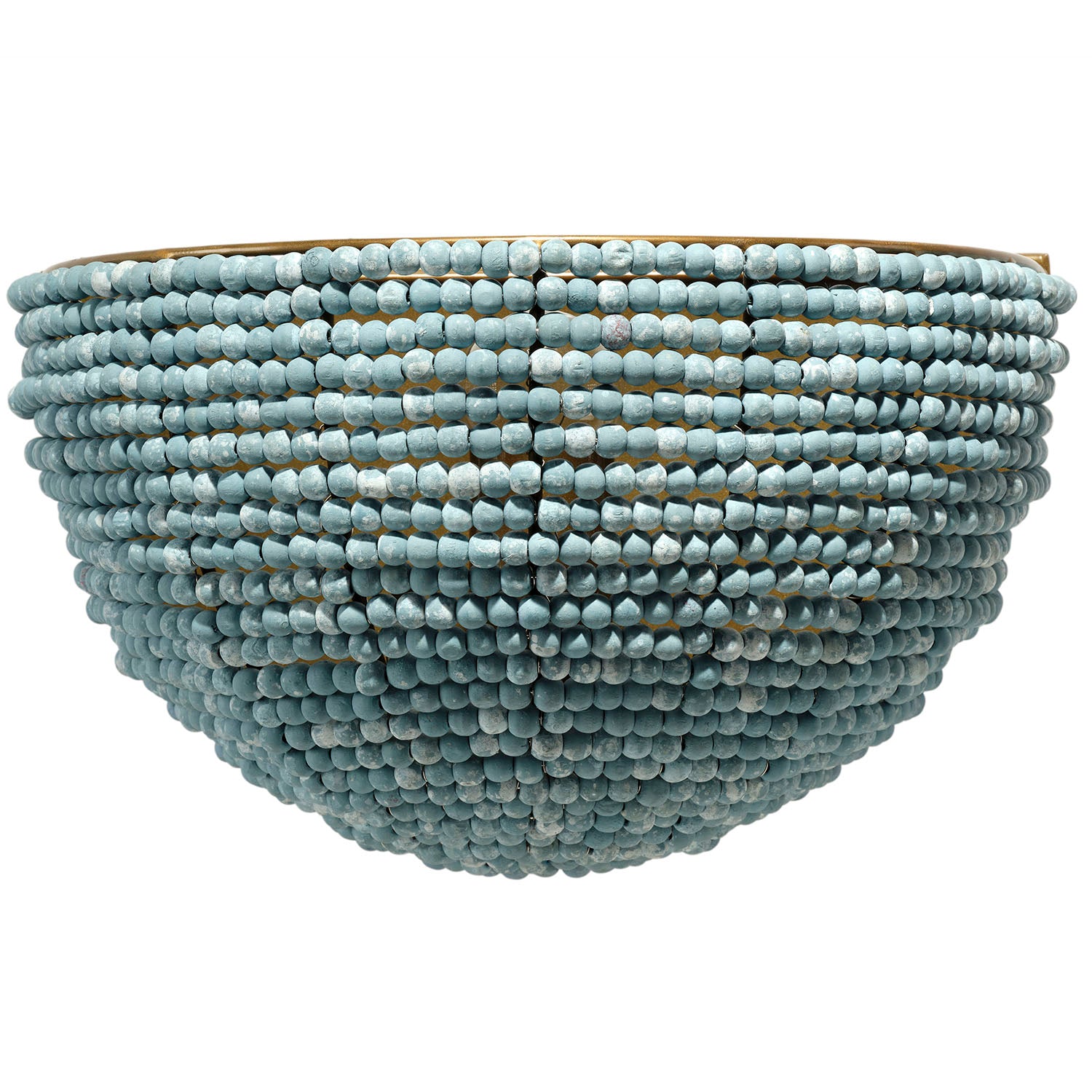 Jamie Young Barnacle Blue Demi Lune Sconce