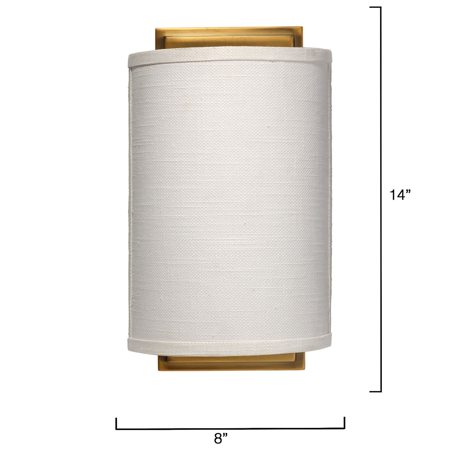Jamie Young Riley White Wall Sconce