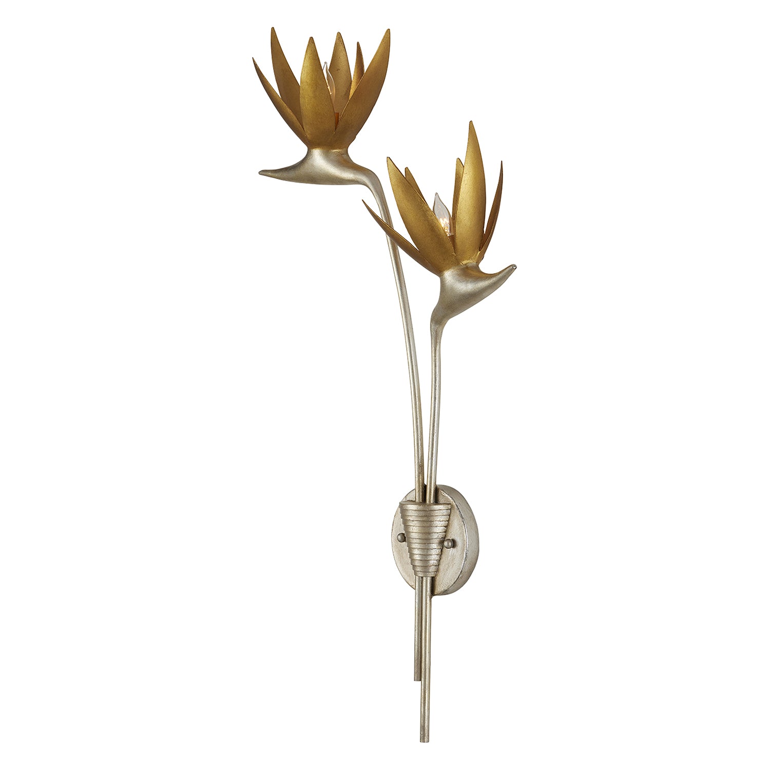 Currey & Co Paradiso Gold/Silver Wall Sconce