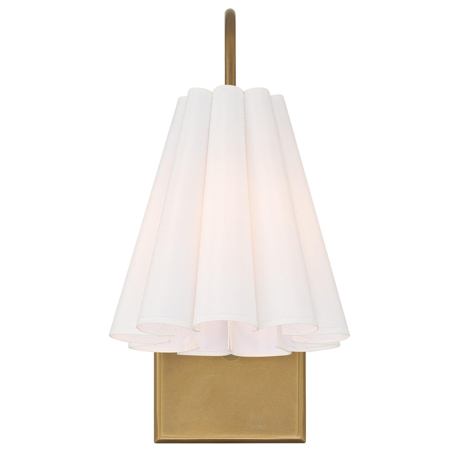 Currey & Co Blithe White Wall Sconce