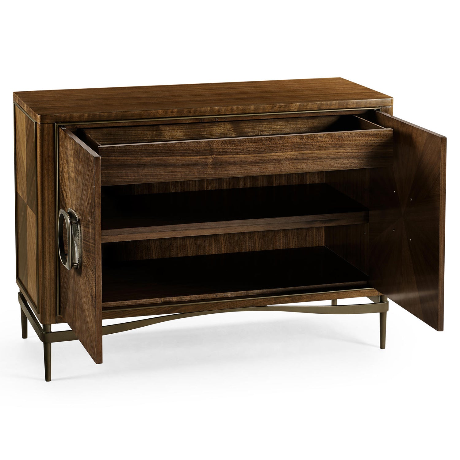 Jonathan Charles Toulouse Two Drawer Accent Cabinet